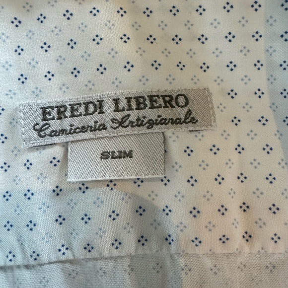 White patterned button down - Picture 3 of 5